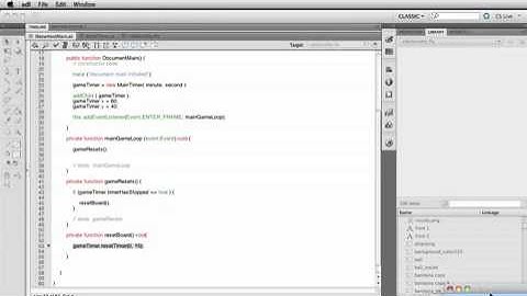 Intro to Actionscript 3 Object Oriented Programming   Making a Countdown Clock Timer Mobile clip34