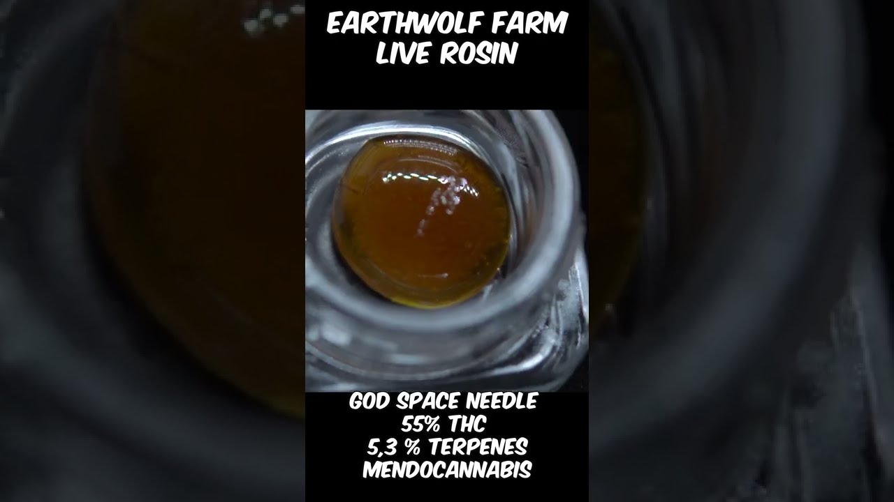 EarthWolf Farms LIVE ROSIN Tundra Venom God Space Needle &+ 55-70% THC 