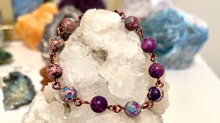 Linked Beaded Bracelet Tutorial Using the Beadsmith One Step Looper Pliers + tips and tricks
