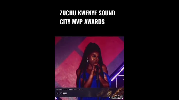 ZUCHU azua gumzo kwenye SOUND CITY MVP awards NIGERIA kwa performance yake KALI