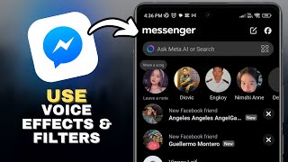 How to Use Voice Effects and Filters in Messenger Chats in SECONDS! screenshot 5