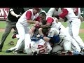 Inside pitch leads to the benches clearing Inside pitch leads to the benches clearing