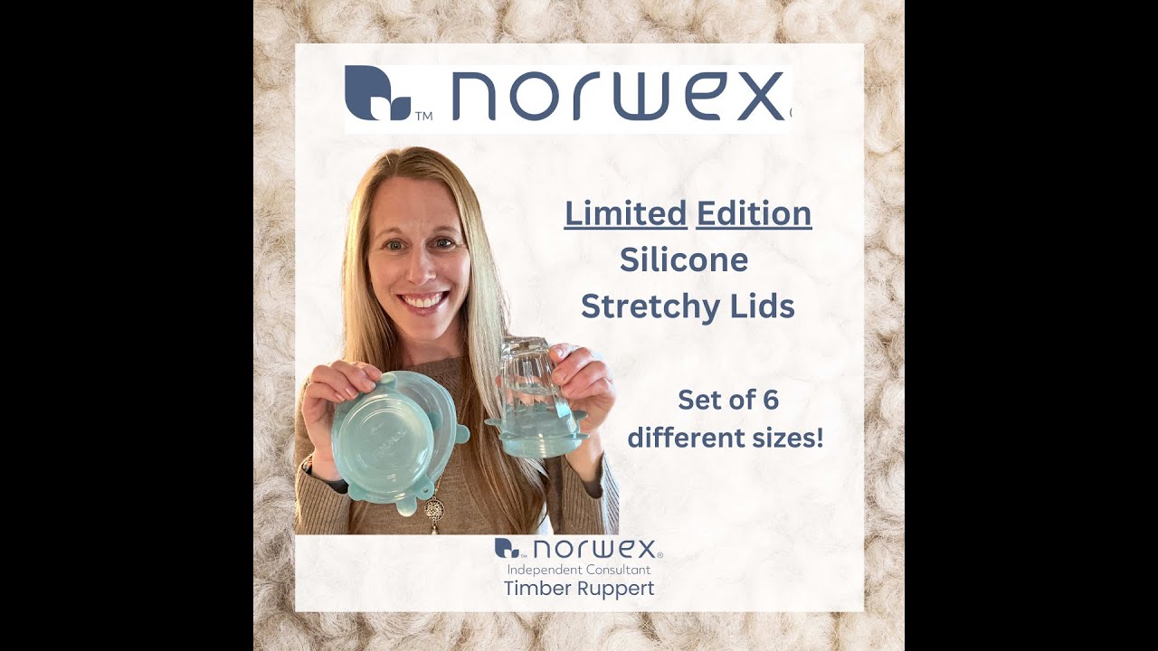 Norwex Silicone Stretchy Lids YouTube