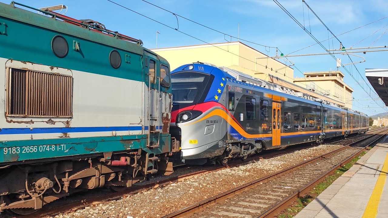 INVIO | E656 096 + E656 074 + ETR104 in PARTENZA