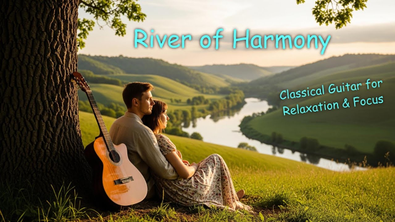 Gentle Classical Guitar for Relaxation & Focus | River of Harmony 🏞️