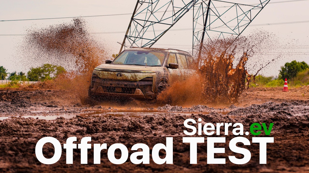 Tata Sierra EV AWD Off-Road Test | Electric SUV Conquers Extreme Obstacles! | GoPro inside POV