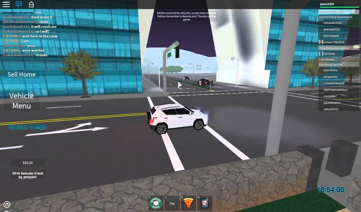 Roblox Pacifico Gameplay No 1 Roleplay Game On Roblox Youtube