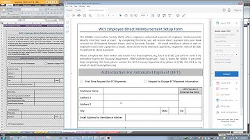 WCS Payment Request Form: Banking Instruction Changes