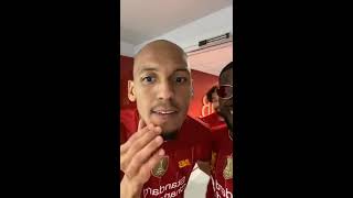 Gini Wijnaldum Instagram Live -LIVERPOOL LIFT PREMIER LEAGUE TROPHY 2020 (full video)