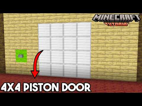 4x4 Hipster Door | Minecraft 26.2 Redstone Tutorial