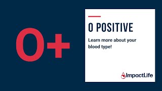 O+ Positive Blood Type | Greeting Card