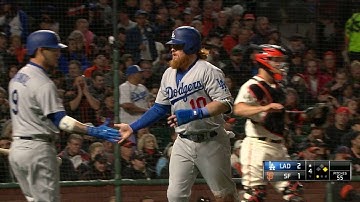 LAD@SF: Gonzalez notches RBI on forceout