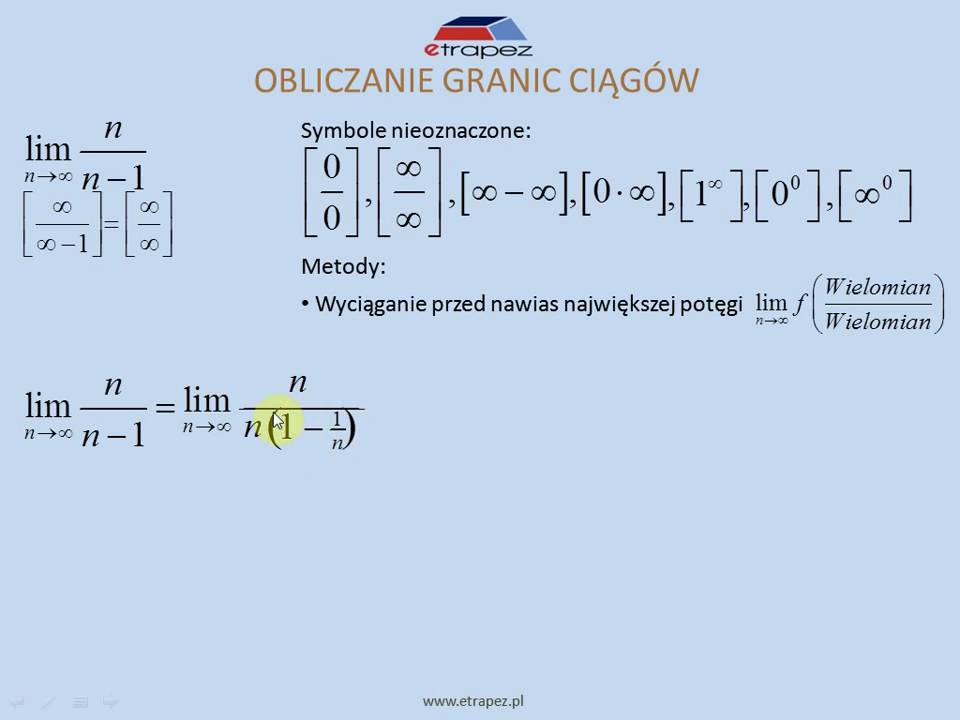 Wyłącz Wspólny Czynnik Przed Nawias Granica ciągu (wyciąganie przed nawias) - YouTube