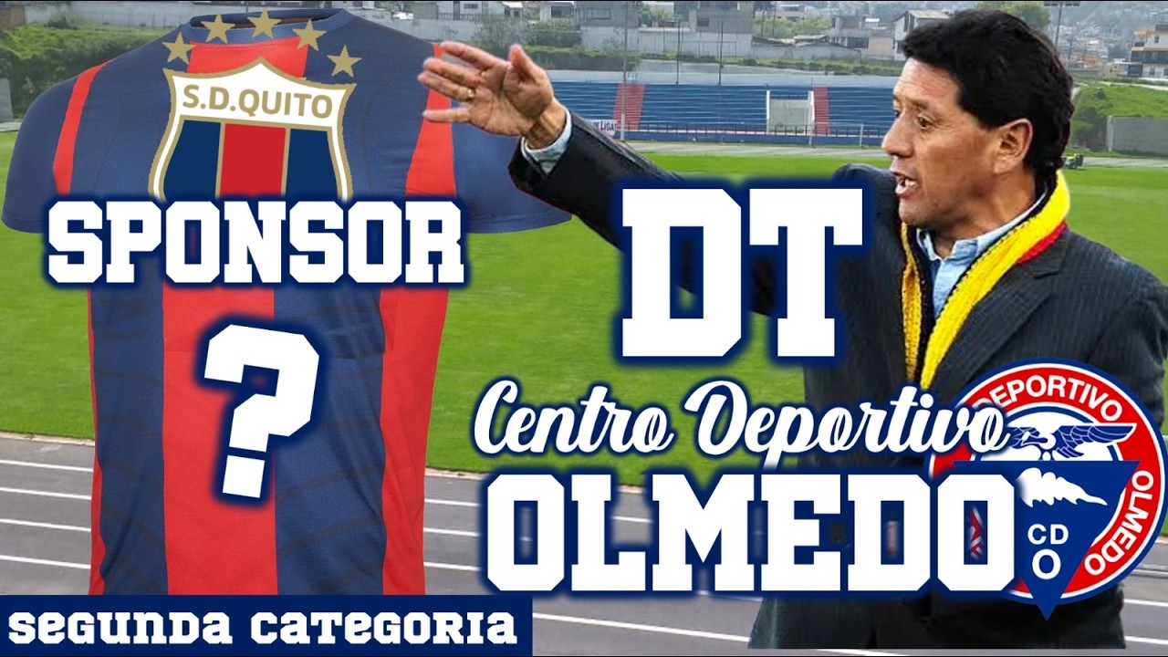 DEPORTIVO QUITO INDUMENTARIA OFICIAL 2026. OLMEDO VA A LA CARGA. SEGUNDA CATEGORIA EC.