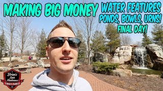 Wrapping Up Day 2 At Aquascape! Building Waterfalls, Urns, and Bowls, Sharing My Thoughts! [Part 3!]