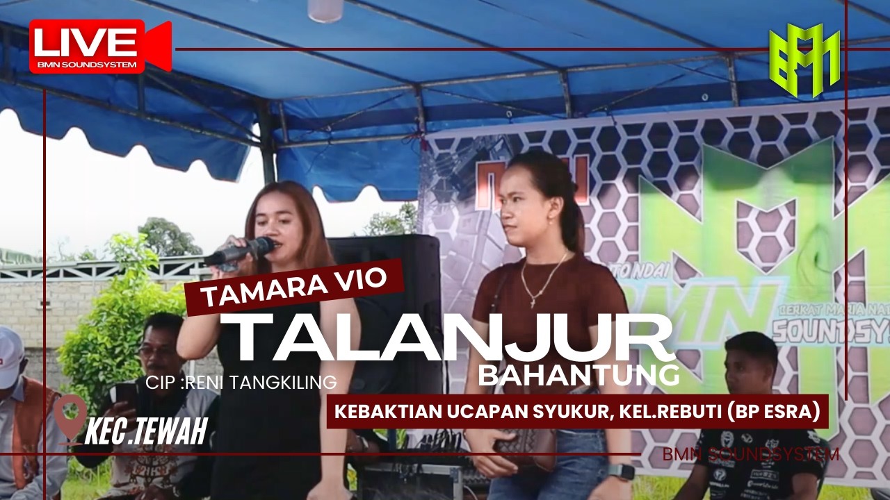 TALANJUR BAHANTUNG Tamara Vio | Acara Kebaktian Ucapan Syukur Kel. Rebuti Bp Esra/In Esra | Tewah