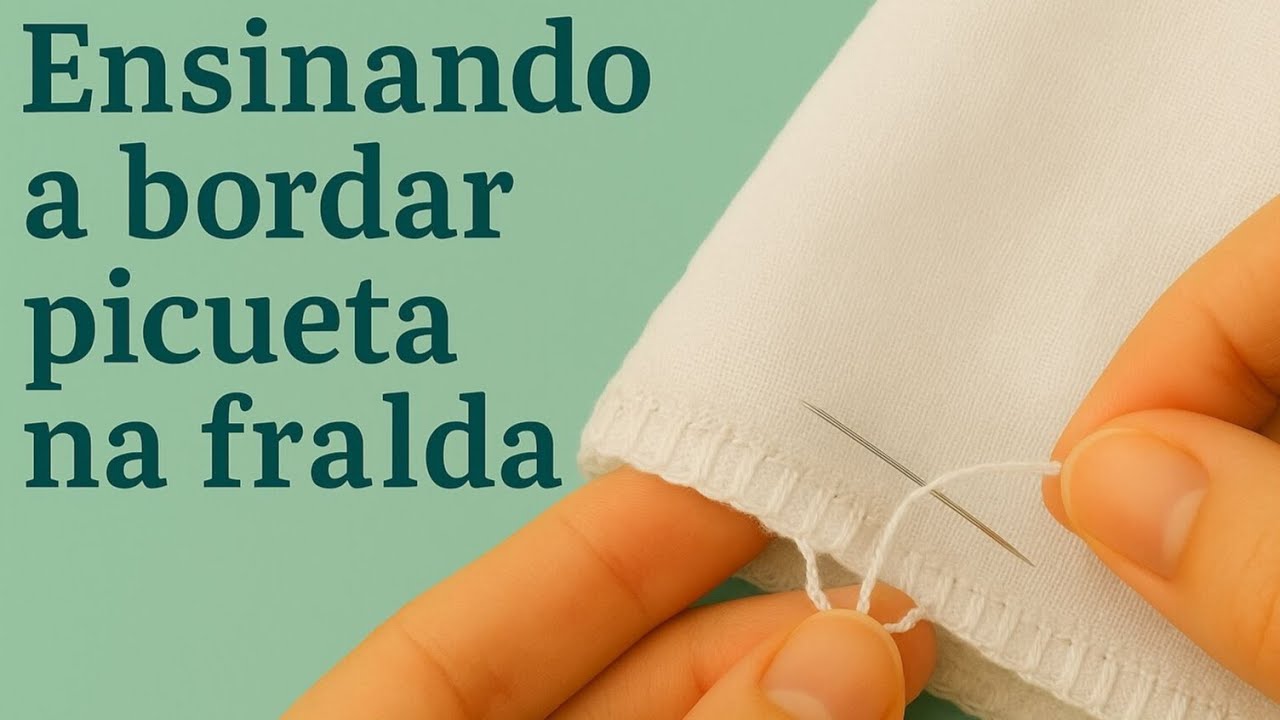 Ensinando a bordar picueta na frauda