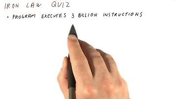 Iron Law Quiz - Georgia Tech - HPCA: Part 1