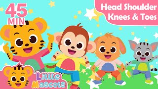 Head Shoulder Knees & Toes + The More We Get Together + Little Mascots Nursery Rhymes & Kids Songs