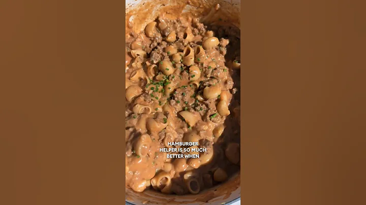 homemade hamburger helper