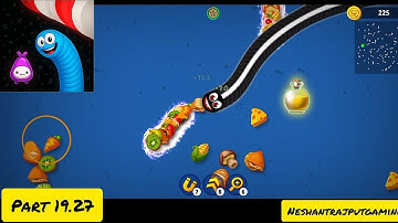 Worms Zone .io Hungry Snake gameplay walkthrough part 19.27 #snake #snakewormazone #games #gameplay