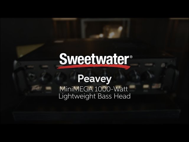 [中古美品] peavey mini mega 1000 review Peavey MiniMEGA 1000-watt Lightweight Bass Head Reviews | Sweetwater