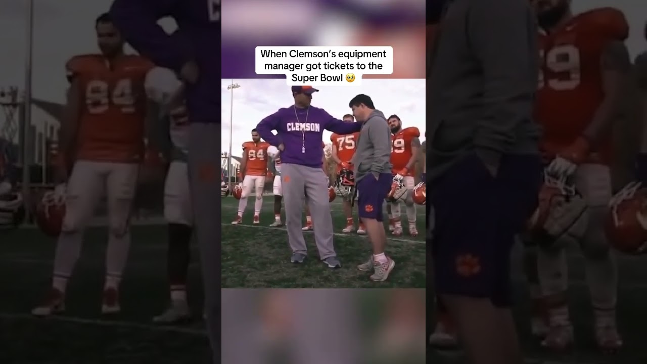 Throwback to this awesome moment π (via @clemsonfb/IG)
