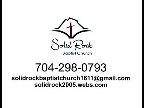 Solid Rock Baptist Church Of Rockwell Sunday Morning Service 5/54/2020