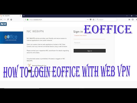 How to Login Eoffice with Web VPN(Use Eoffice to other Network)