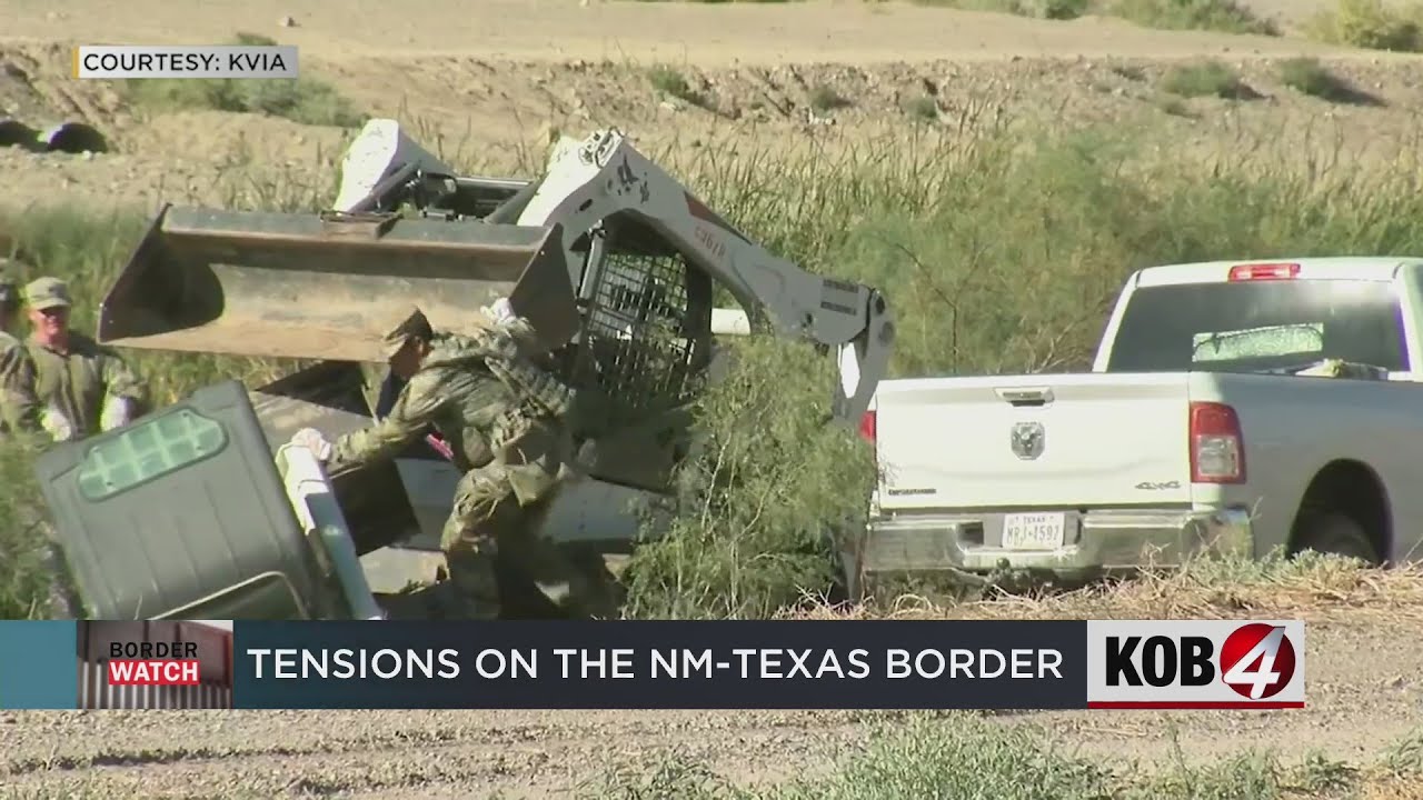 Texas National Guard installing razor wire along border with New Mexico ...