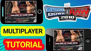 كيفية لعب لعبة متعددة اللاعبين في WWE Smackdown vs Raw 2010 ppsspp| wwe svr 2010 تعليمي متعدد اللاعبين