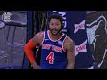 Derrick Rose talks to Clyde & Mike after Knicks' win vs. Grizzlies