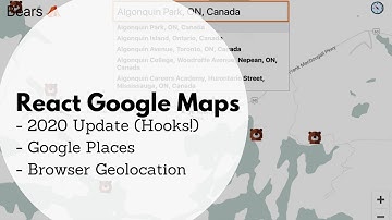 Google Maps & Google Places in React