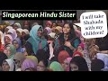 Singaporean hindu sister agrees to accept islam  hindusister  indian revert sister