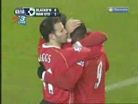 Man U vs Blackburn 1-0