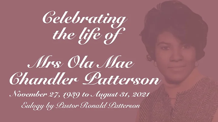 Pastor Ronald Patterson Gives Eulogy at Mother's F...