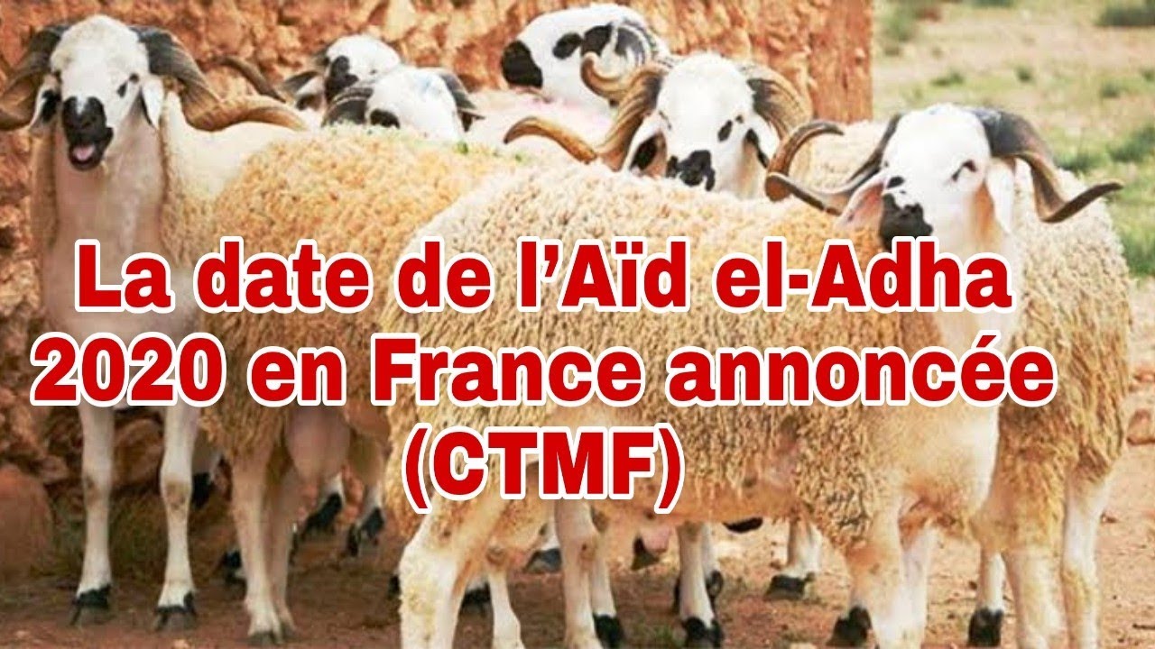 La date de l’Aïd elAdha 2020 en France annoncée (CTMF) YouTube