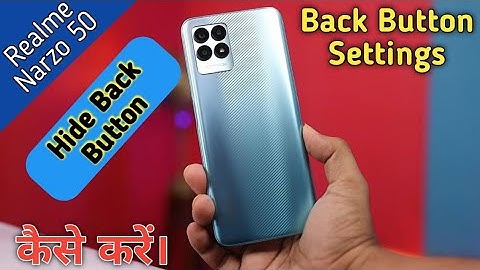 Hide Navigation Button in Realme Narzo 50,How To Hide Navigation Keys in Realme Narzo 50,#Realme