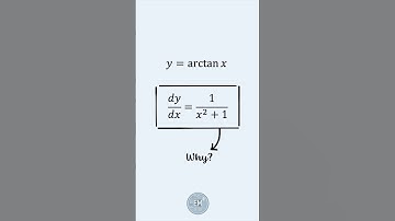 Proving that the Derivative of arctan(x) is 1/(x^2 + 1) #math #calculus