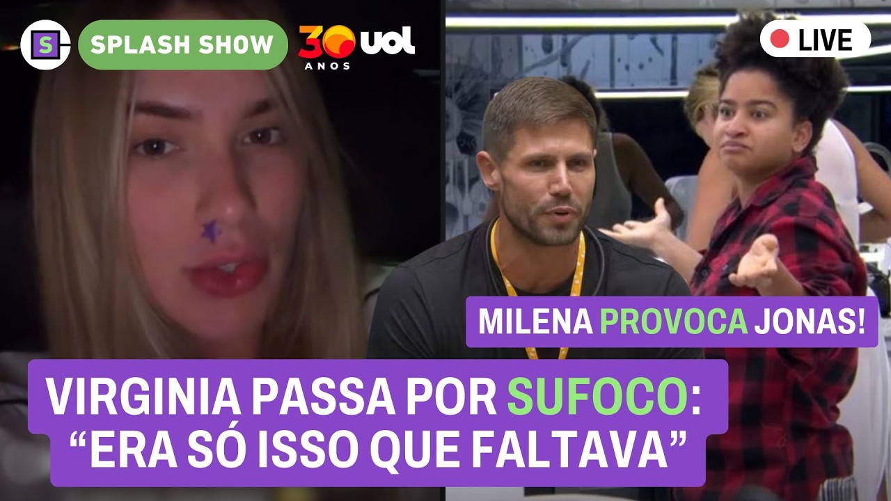 🔴 Milena provoca Jonas após voltar do paredão; Virginia passa perrengue; Ivete Sangalo revela dieta!
