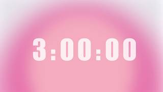 3-Hour Focus Timer 🌸 | Silent Study Timer • Soft Alarm Only | Pink Aura for Calm Focus screenshot 3