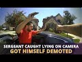 This Sergeant Lost His Rank After Lying In His Report