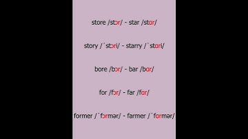 5 Cặp Từ Ví Dụ Phân Biệt Âm /ɔr/ và Âm /ɑr/