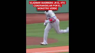 MLB VLADIMIR GUERRERO JR EL 4TO CUADRANGULAR POR EL MONSTRO VERDE #beisbol