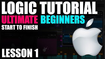 🔵 LOGIC PRO Beginners Tutorial - Lesson 1 Getting Started