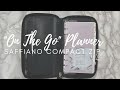 Saffiano Compact Zip Setup | "On The Go" Planner | Filofax Personal Planner