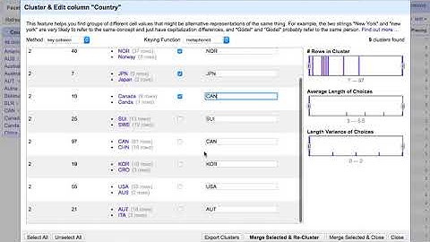 How to Clean & Seperate Data Subsets on Open Refine