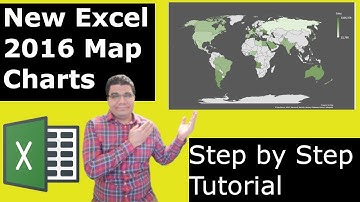 New Map Charts in Excel 2016 | Excel dashboard Step by Step!