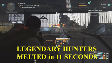The Division 2 - Summit 100th Floor Legendary Hunters with 7 Directives in 11 Seconds