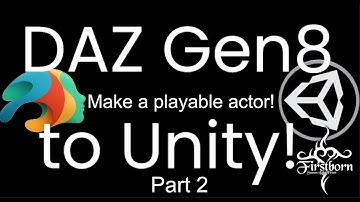 DAZ to Unity - Optimize and play in game! (Part 2)